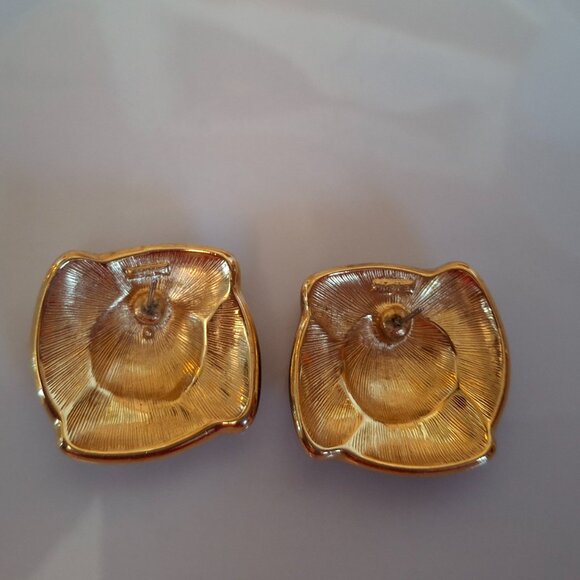 Monet Vintage Earrings - Picture 2 of 3
